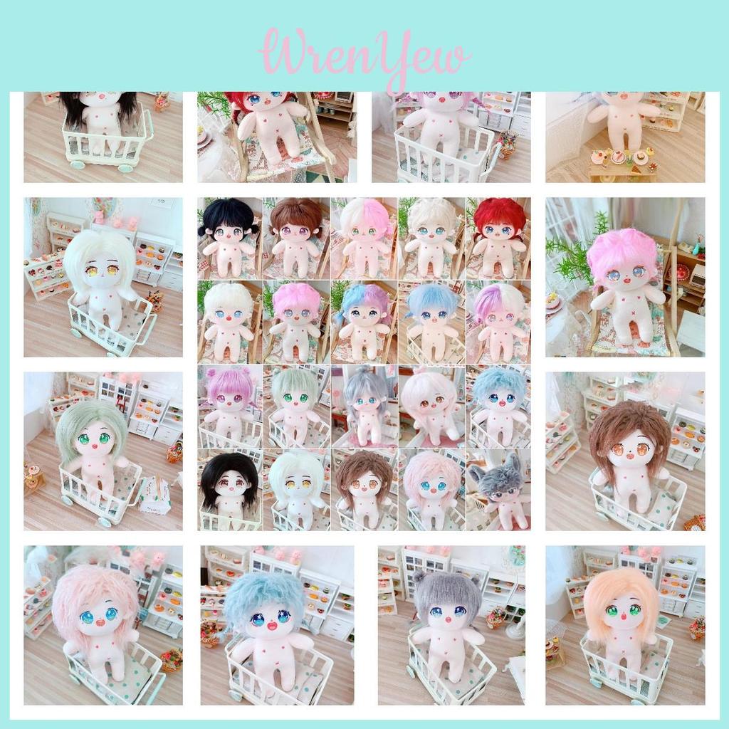 Cute 20cm Plush Cotton Doll With Long And Wavy Hair Toy14738