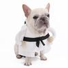 Dog Martial Art Costume Pet Coat with Hands Hook And Loop Adjustable Pet Outfit for Cats Dogs Cosplay Dress-up Photography