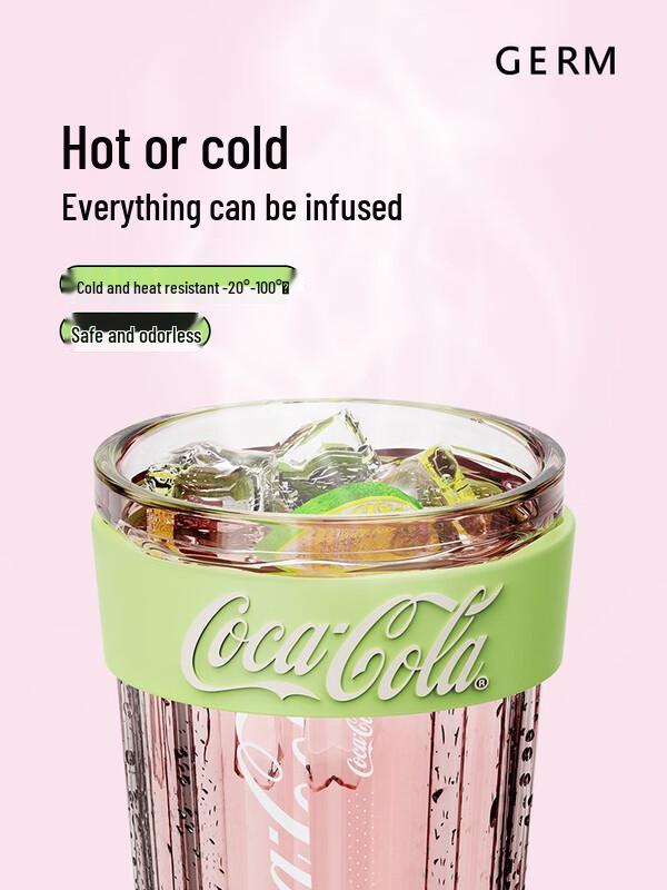 Grenii Coca-Cola Perilla Peach Scented Stainless Steel Water Bottle