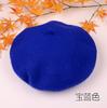 Children's hat cute autumn and winter pure wool casual cute children beret painter hat trendy parent-child hat