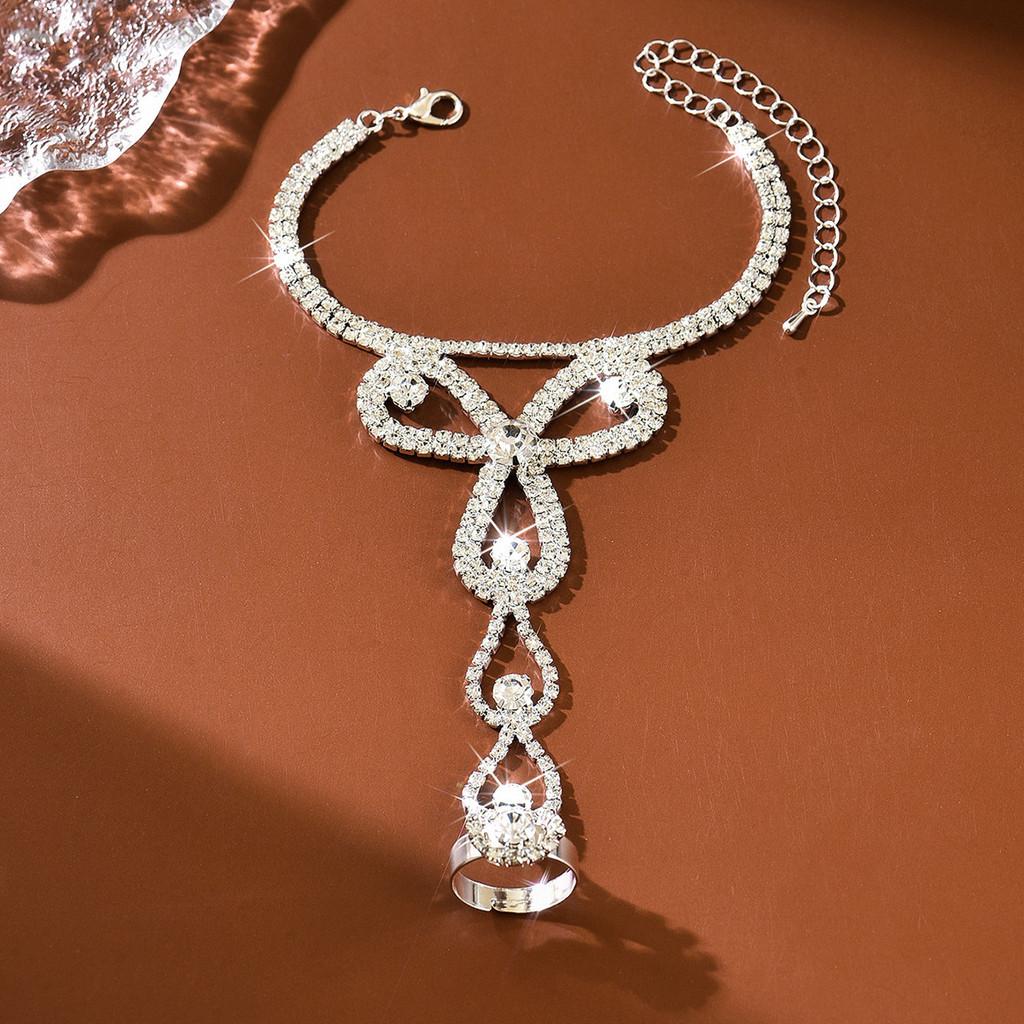 Style Silver Tone Jewelry Bracelet With Irregular Shapes For Women Gift