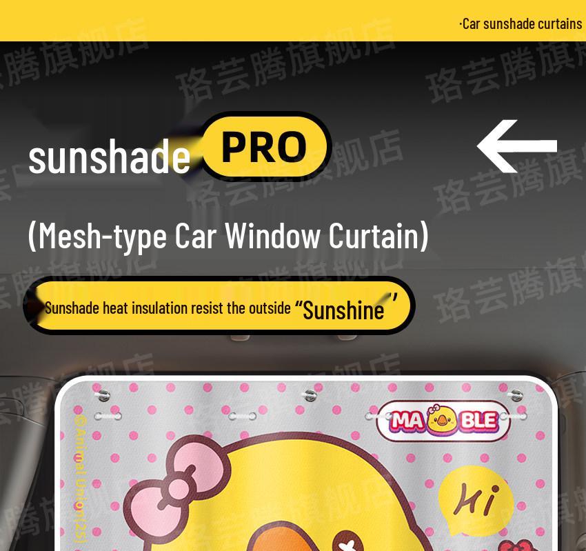 Car Window Privacy Sunshade and Safety Curtain for Sleep