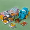 Children's Cartoon Puzzle Toy Car for Ages 1-3: Early Education Brain Teaser Inertia Car for Boys