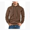 Hooded Sweater Men's Spring and Autumn Pullover Solid Color Casual Sports Loose Trend Long Sleeves