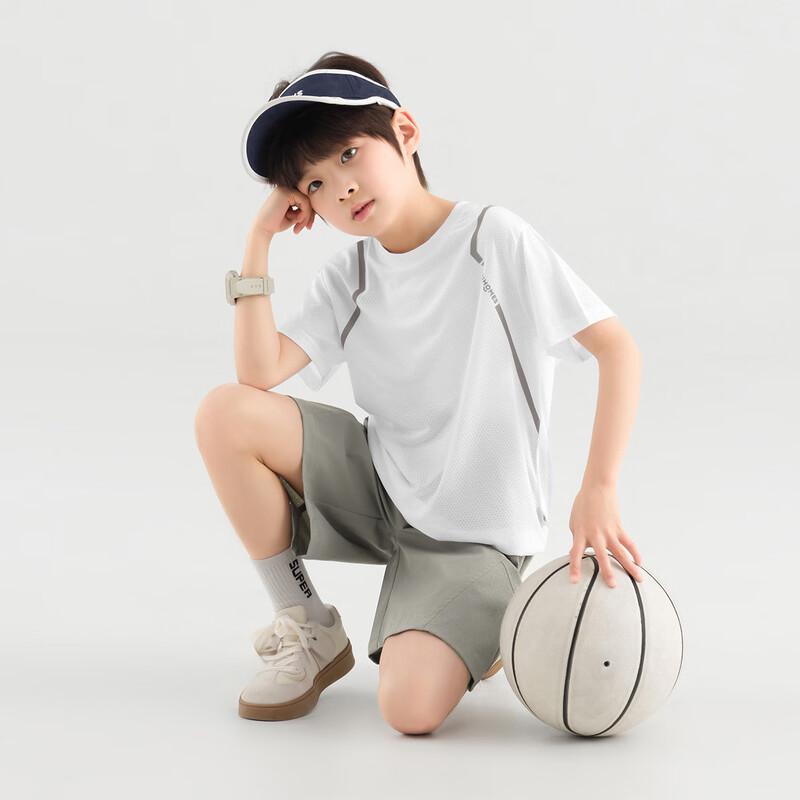 Duo Duo Jia Boys' Breathable Mesh Sports T-Shirt