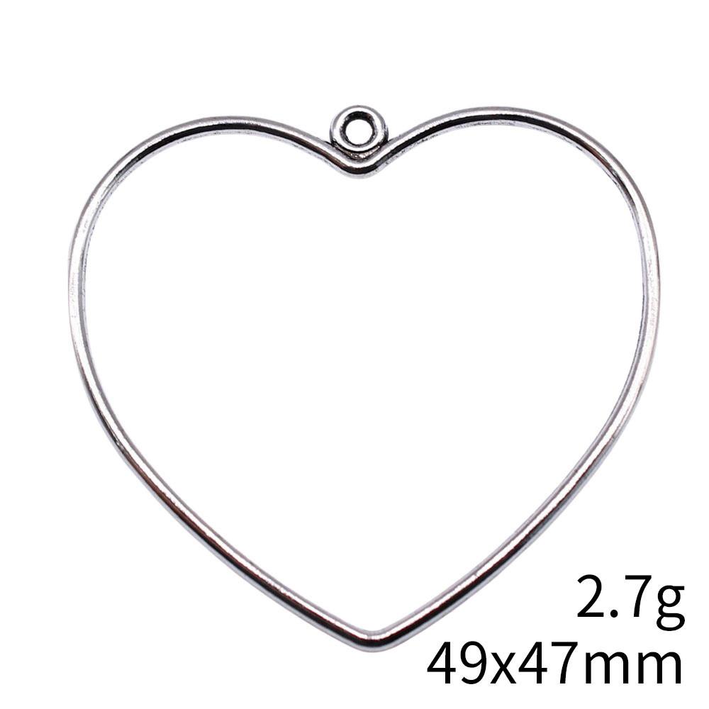 Back To School Charm Bracelet Hollow Peach Heart Charms Pendant Ornaments For Home Male Pendant