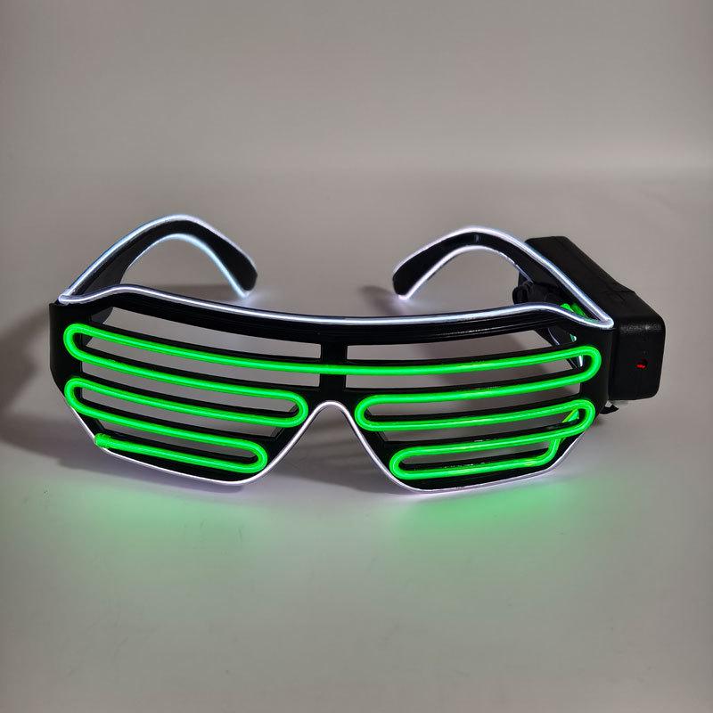 LED Party Blinds: Flashing Music Glasses for Clubbing and Atmosphere