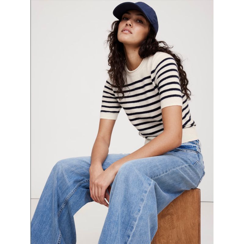 

Big Brand Eagle Summer Thin Sky Blue Export USA Elastic Big Straight-Leg Wide Leg Mop High Waist Jeans Points Length C two eagle 5351 sky blue wide legs 4r