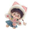 Princess Skirt Idol Doll Clothes Cat Ear Set Plush Toy Clothes  Doll Accessories