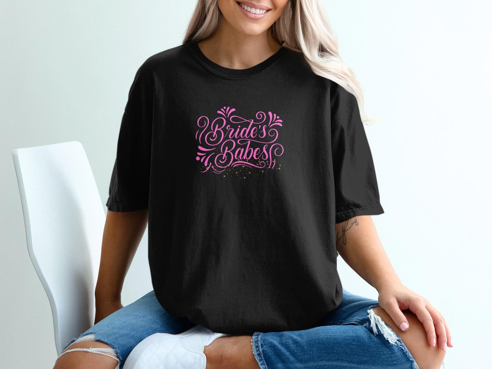 Bride s Babes Bachelorette T-Shirt | Bridesmaid Wedding Party Top 4XL