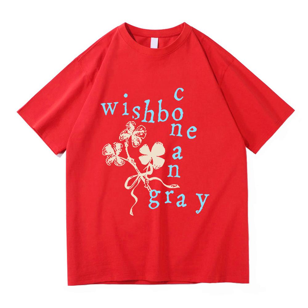 Lucky Charm Collage TShirt Wishbone Album Conan Gray Kid Krow 2025 Menwomen Clothing Harajuku High Quality Tops Cotton TShirts
