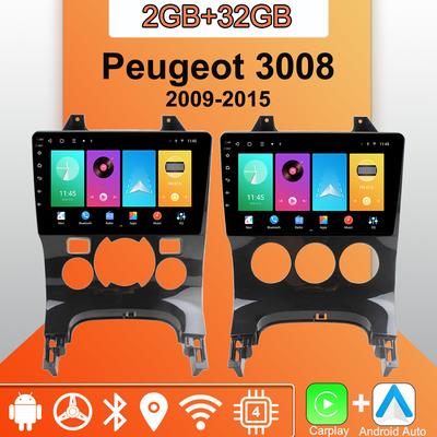 Android Carplay Car Radio For Peugeot 3008 2009-2015 Multimedia Player Head Unit Stereo GPS Navigation BT WIFI 2+32GB