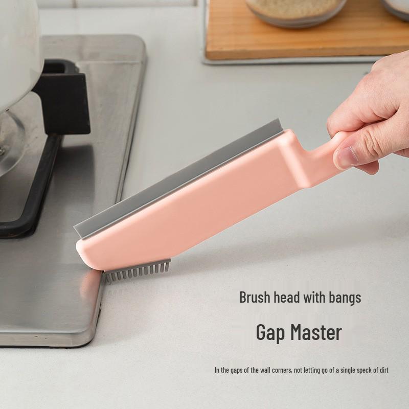 Multi-Functional Silicone Gap & Scraper Brush for Kitchen, Bathroom, and Windows