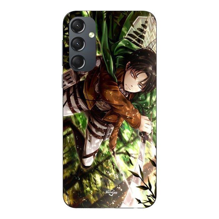Coque de téléphone - MANIACASE - Samsung Galaxy A34 - Silicone - Souple - Attaque titans