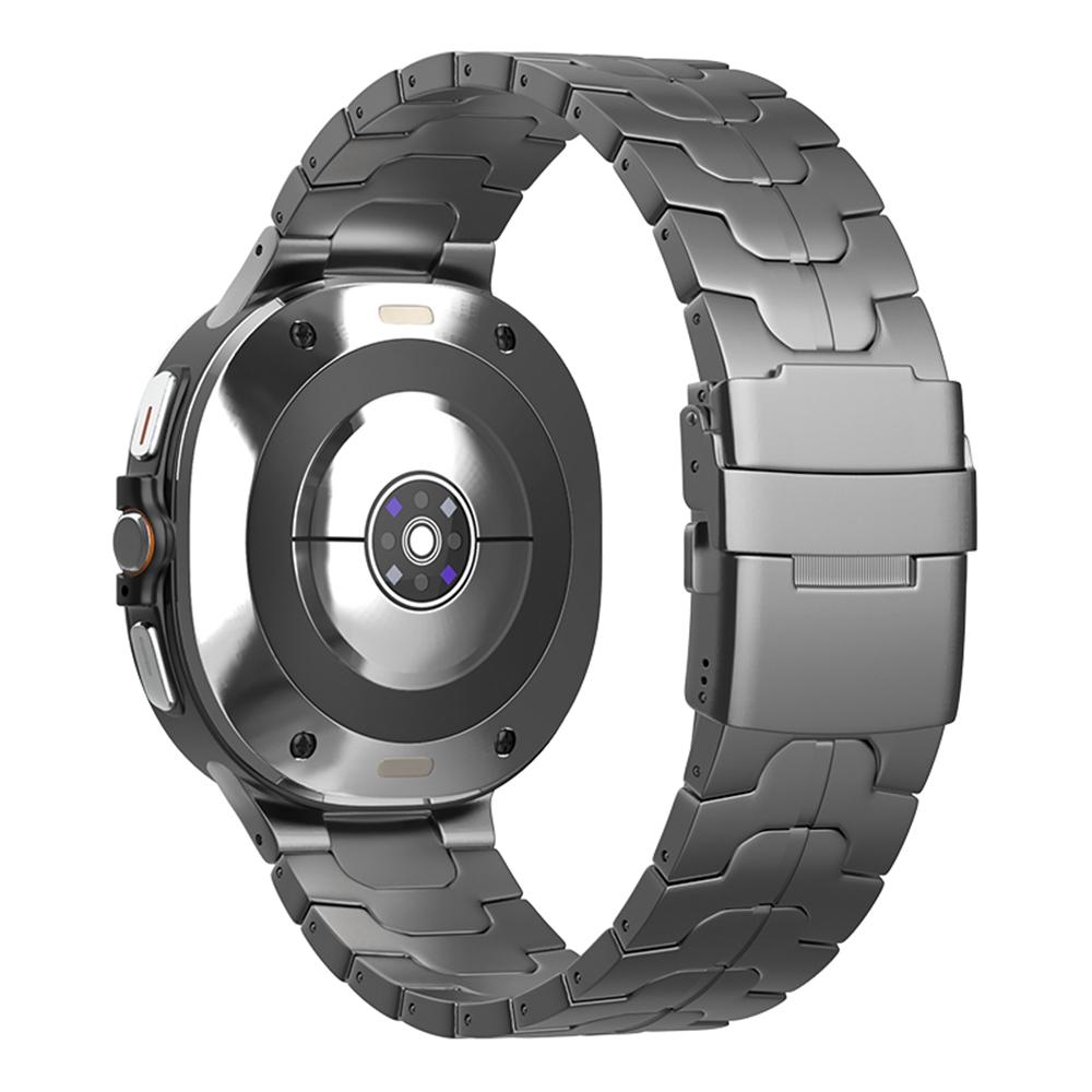 Watch Strap for Samsung Galaxy Watch8 44mm/40mm/Watch8 Classic 46mm Titanium Wrist Band with Safety Buckle