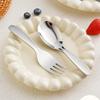 Linpan Children's 316 Stainless Steel Spoon & Fork Tableware Set