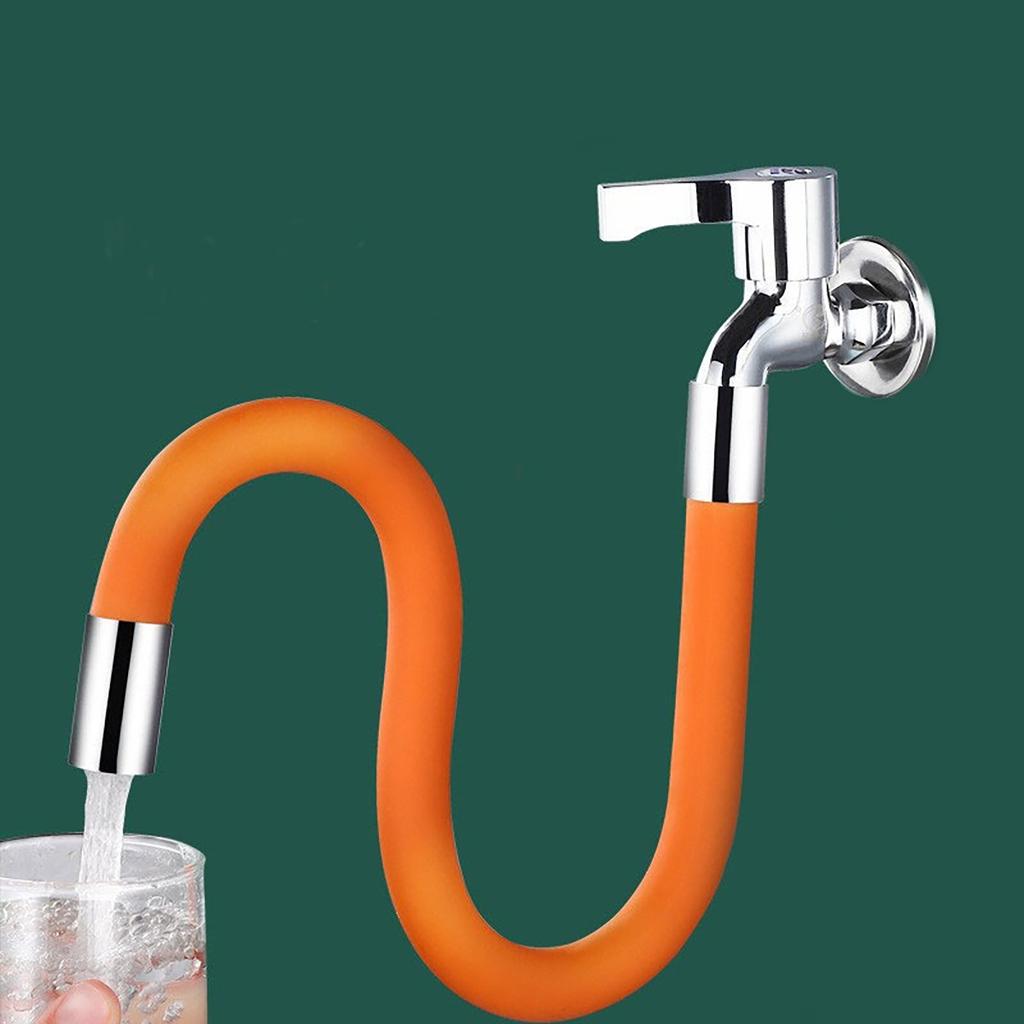 Universal Stainless Steel Faucet Extender with 720° Rotation - Anti-Splash Bendable Tap Extension 20/30/50cm