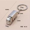 Creative Truck Style Model Keychain Fashion Metal Car Key Chain Custom Silver for Men Bag Keyring Ring Accessorie Gift