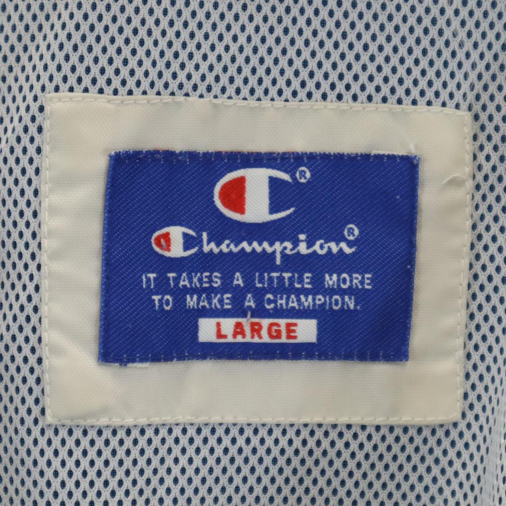 Champion 90s Old Nylon jacket L Navy Men's Used