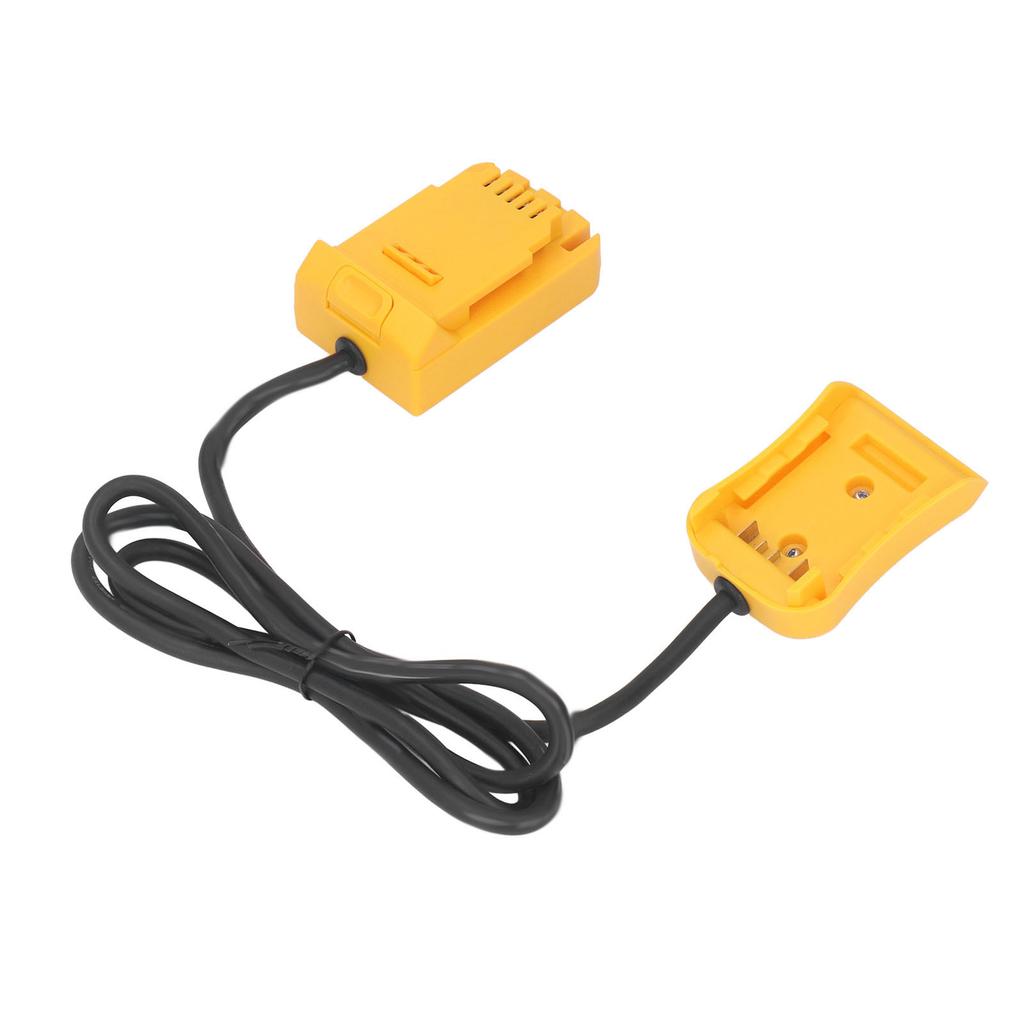 Lithium Battery Adapter Extension Cord Weight Reducer for 60V Interface Electric Tools with Belt Clip