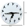 New 1x Dance Ballet Creation Wall Clock Home Decor Wall Decor