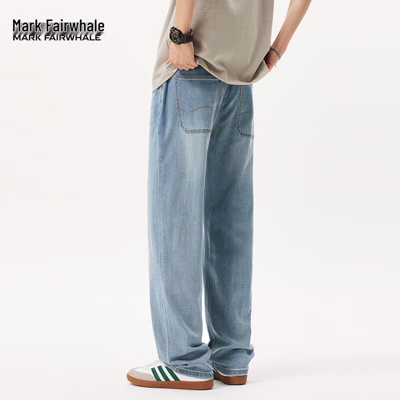 Mark Fairwhale Men's Loose Straight Denim Jeans
