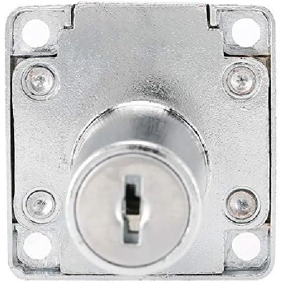 Lock Body,3-Pack Cylinder Cam Drawer Lock Desk Wardrobe Cabinet Locker Furniture Hardware Lock with 3 Keys