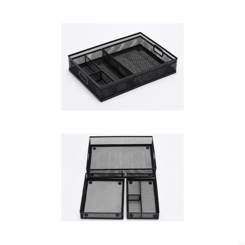 Space Saving Metal Office Drawer Organizers Tray Multipurpose Storage Container HX6C
