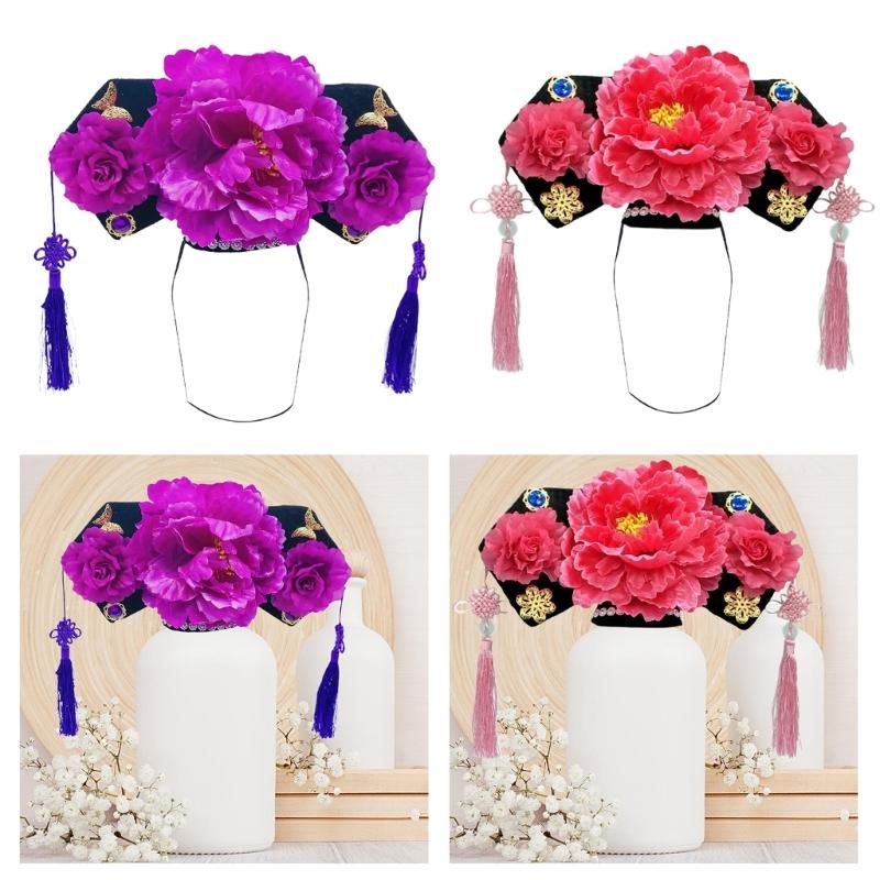 Women Hairbands Stage Princess Traditional Costume Headwear Photo Props