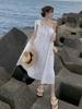 Women's Summer 2026 Irregular One-Shoulder Spaghetti Strap Resort Dress
