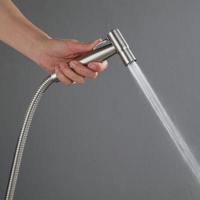 Bathroom Jet Spray Attachment Stainless Steel Handheld Cloth Diaper 2 Modes Bidet Sprayer for Toilet