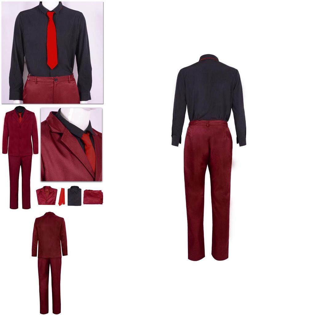 Onepiece'ten Sanji Kırmızı Takım Cosplay Kostümü