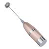 Durable Stainless Steel Drink Mixer With Double Spring Spiral Whisk Milk Frother
