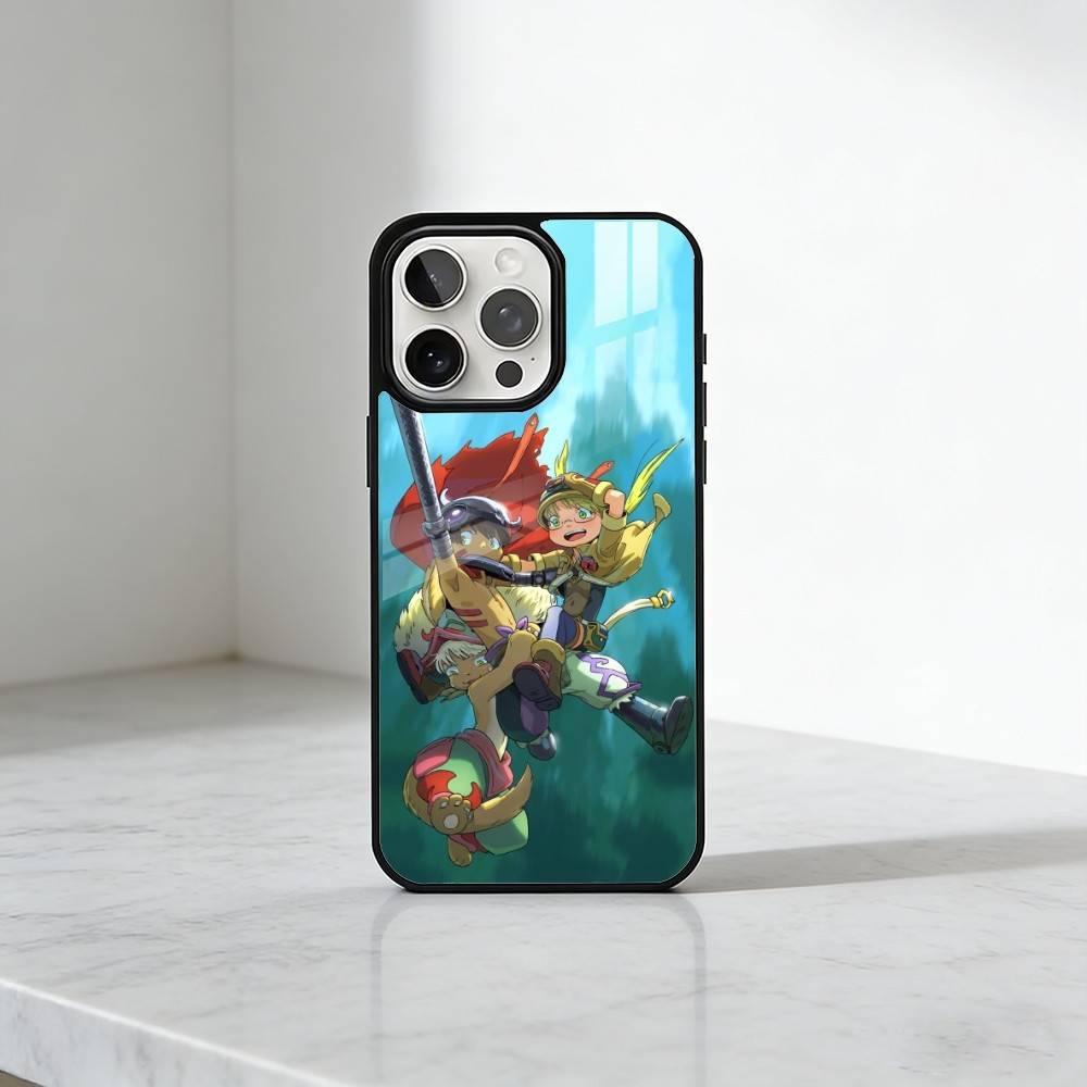M-Made In A-Abyss Reg And Riko Phone Case For iPhone17,16,15,14,13 Plus,Pro Max Magnetic For Magsafe Wireless Charging