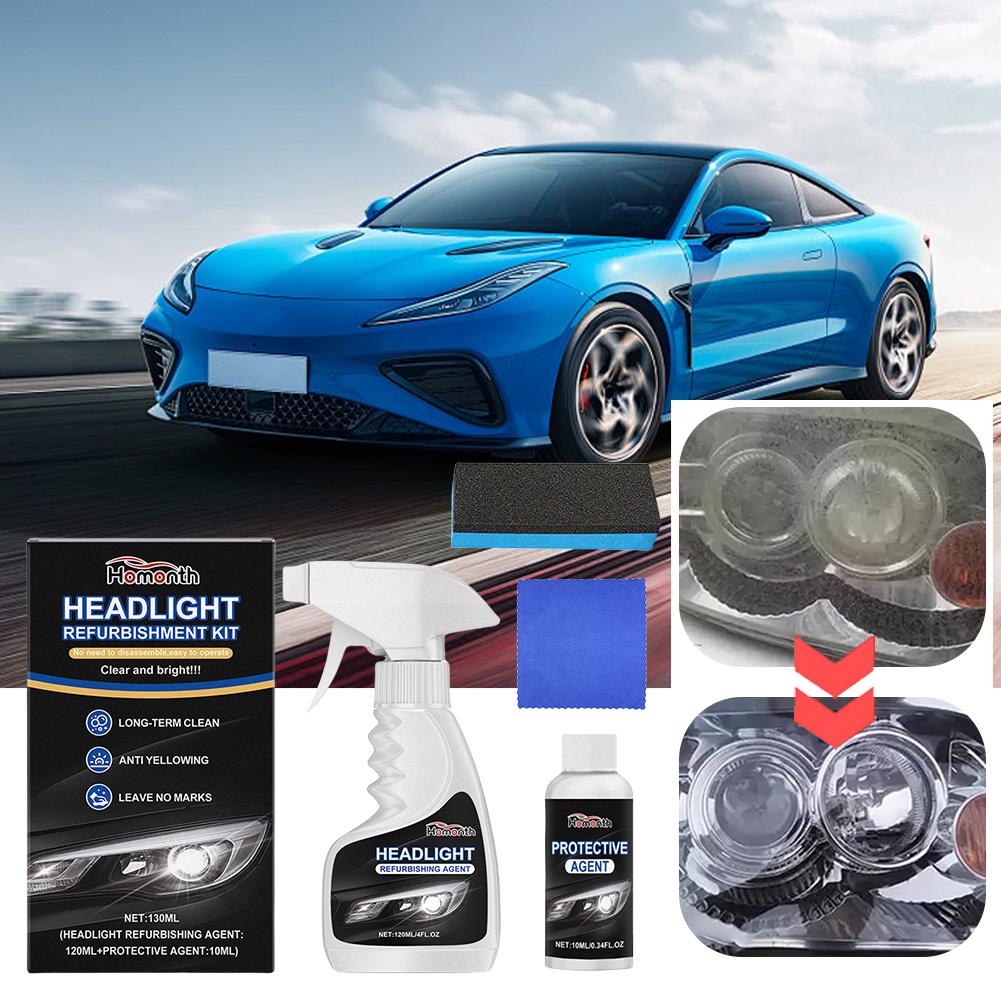 Car Headlight Restoration Polishing Kits Headlamp Repair Kits Car Headlight Cleaner and Restorer Kit for Car Headlight