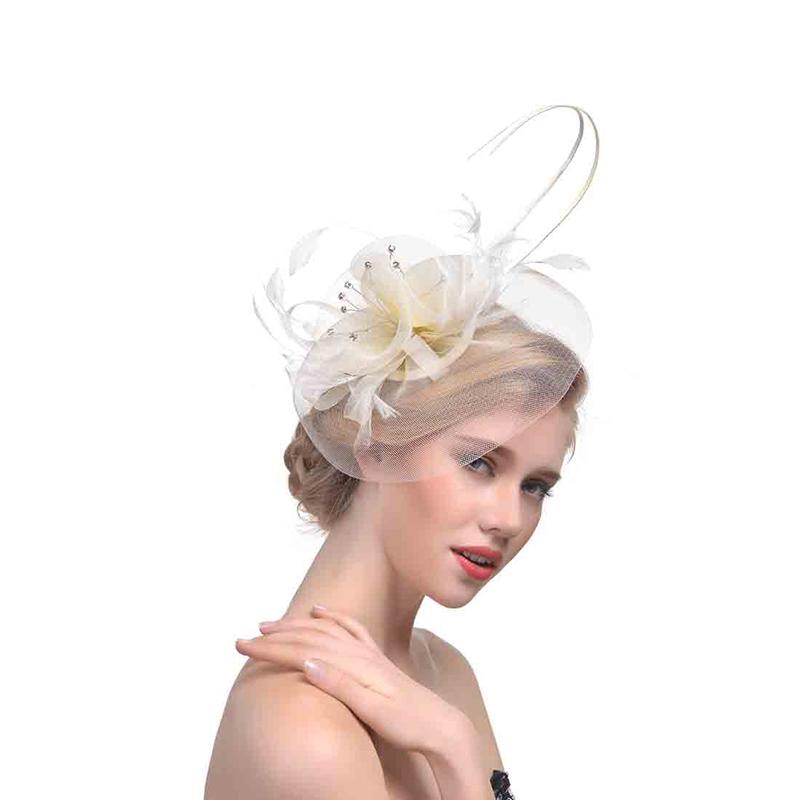 Women's Headband and Clip Hat Fascinator Wedding Party Race Royal Ascot