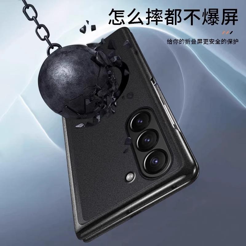 Applicable To Samsung Zfold1 Mobile Phone Case Magnetic Suction Zfold1 Folding All-inclusive W11 Transparent Anti-drop W11 Ultra-thin Matte