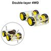 Diy Avoidance Tracking Motor Smart Robot Car Chassis Kit With Speed Encoder Battery Box 2Wd 4Wd Module For Uno R3