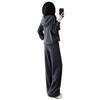 2026 Trendy Hooded Sweatshirt & Wide-Leg Pants Sports Set