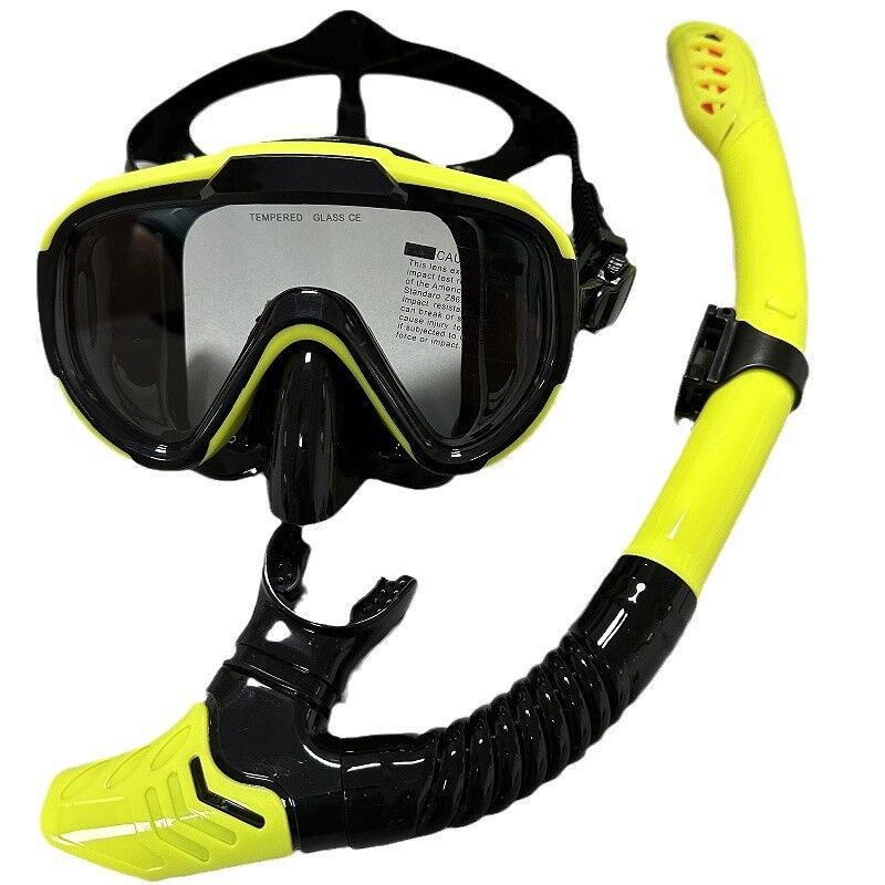 Men's and Women's Same Silicone Diving Goggles Diving Mask Snorkeling Set