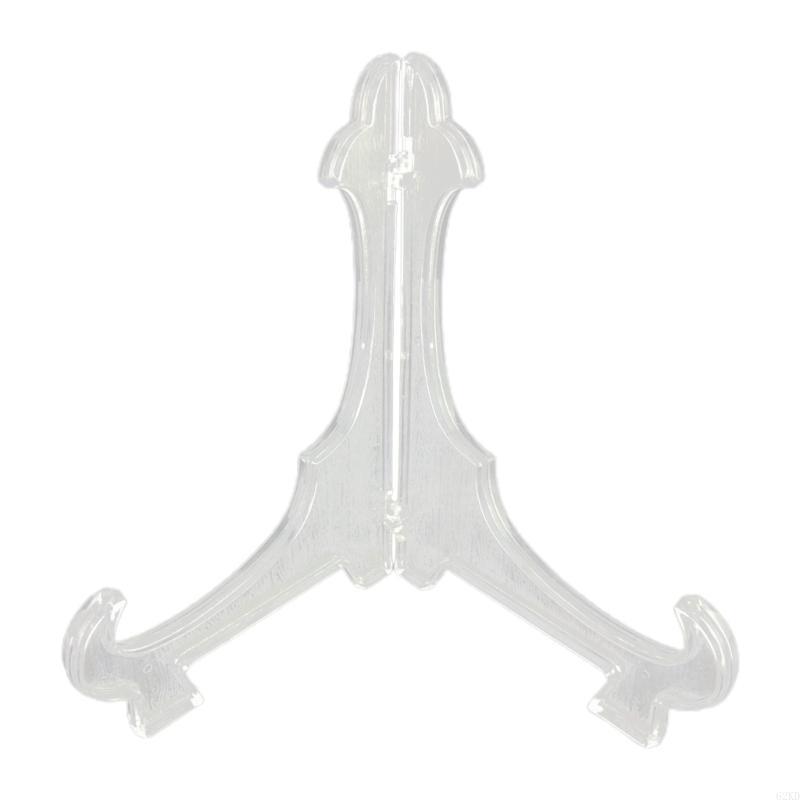 62KD 10pcs Foldable Triangle Display Stand Multifunction Plate Photo Card Book