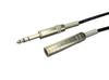 6.3mm Stereo Extension Cord, 30m, Metal