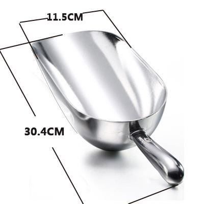 1080ML Ice Scoop Aluminum Alloy Shovel For Ice Grain Coffee Beans Scoops Bar Ice Scraper Kitchen Storage Tool Coffee Spoon