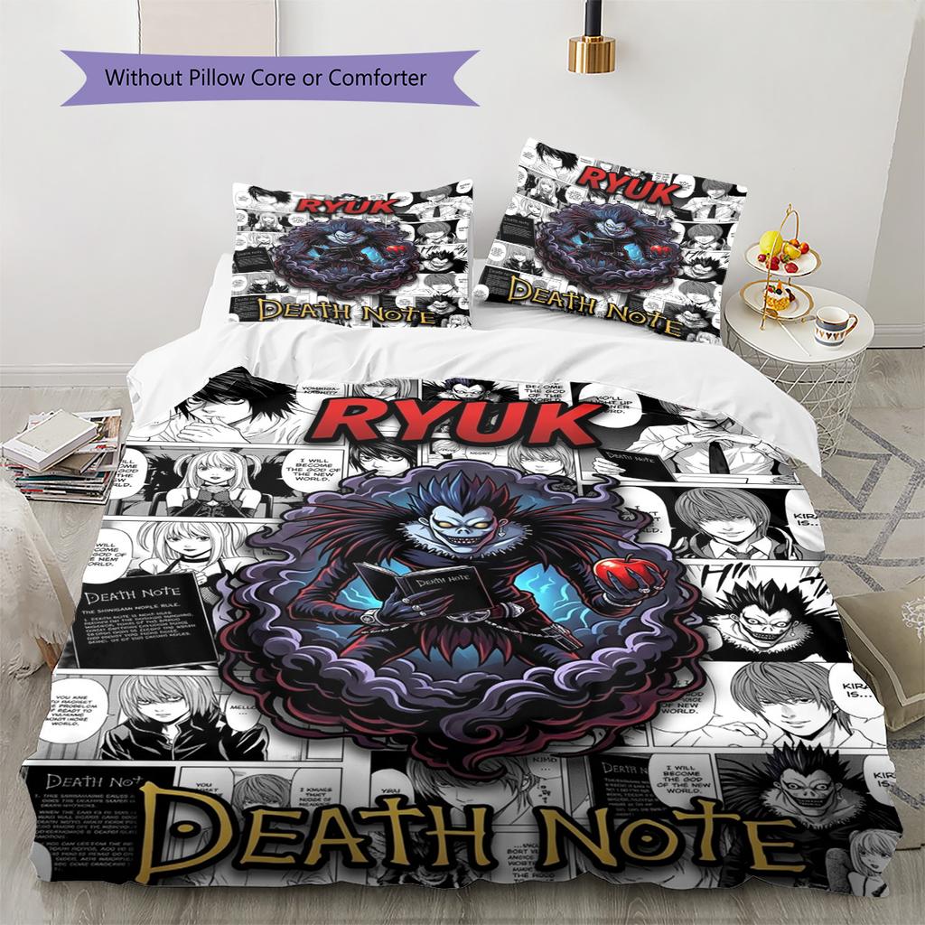 Smooth 3PCS Bedding Set Soft Microfiber Breathable Wrinkle-resistant Warm Duvet Cover Set For Dorm Guest RoomTHW