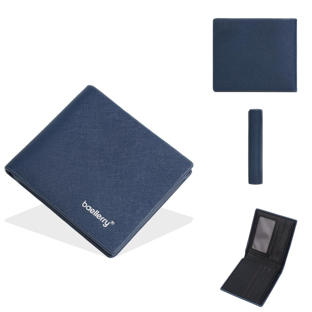 Unisex Cross-Border Frosted Leather Minimalist Card Holder Wallet