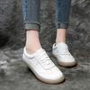 Mode GKTINOO 2025 Neue Frühling Damen Ballerinas Schnürschuhe Runde Zehenpartie Echtes Leder Ballerinas Damen Freizeitschuhe Weiche Sohle Damenschuhe
