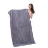 Quick Dry Coral Fleece Bath Towel Blanket - 90x180cm, Soft and Absorbent