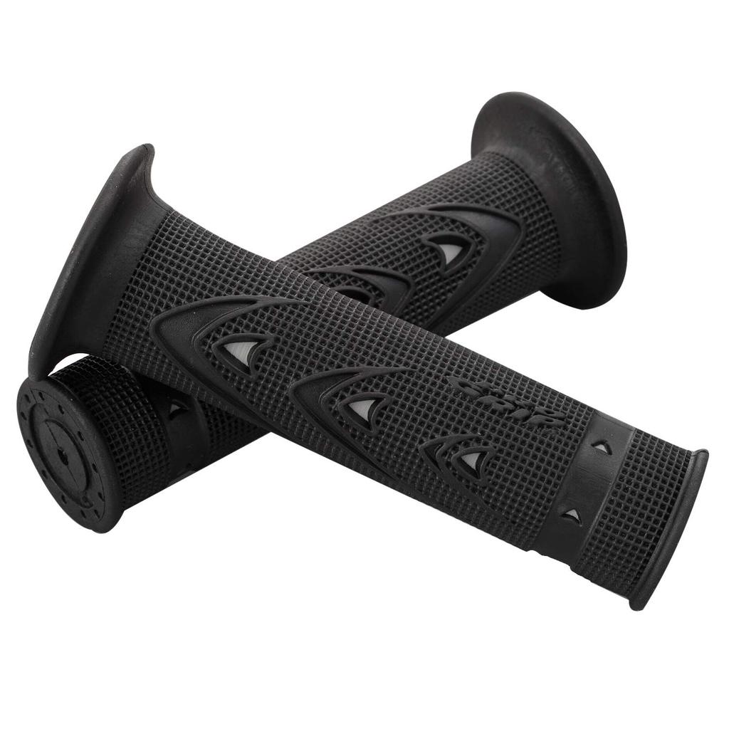 Daytona PROGRIP Motorcycle Grips for Handlebar Diameter 125mm Gel Ends 721 Type 98053 22.2 Anti-Vibration Non-Penetrating Black/Gray