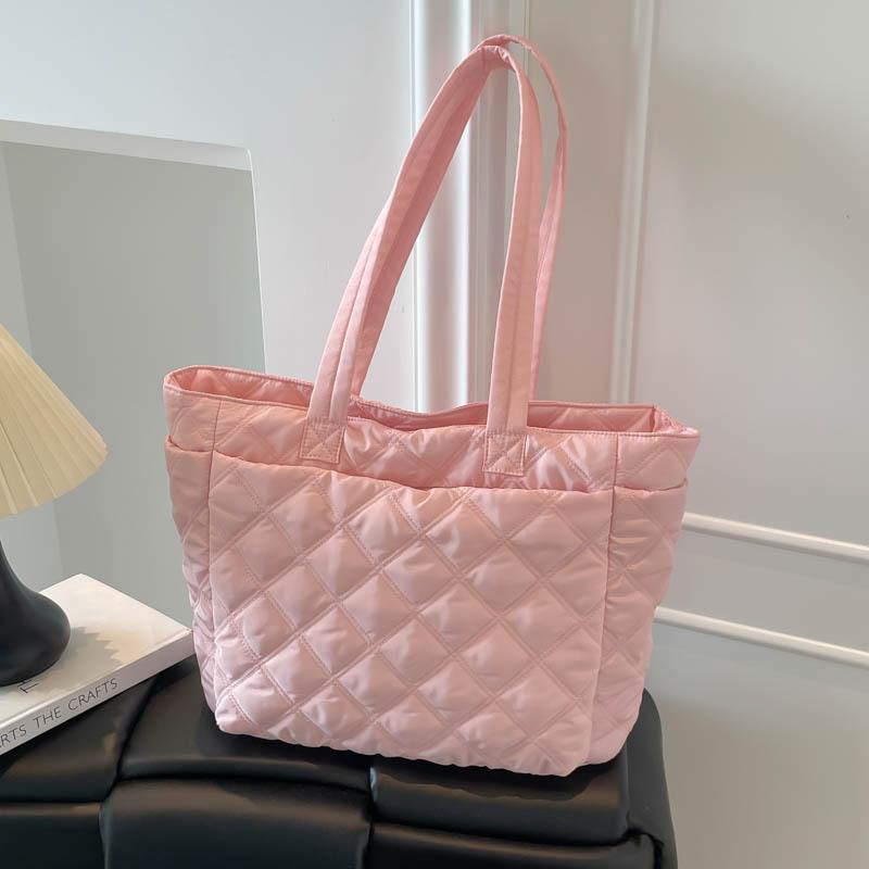 Neue leichte Damenhandtasche schlicht lässig große Kapazität tragbare Umhängetasche Pendler-Tragetasche