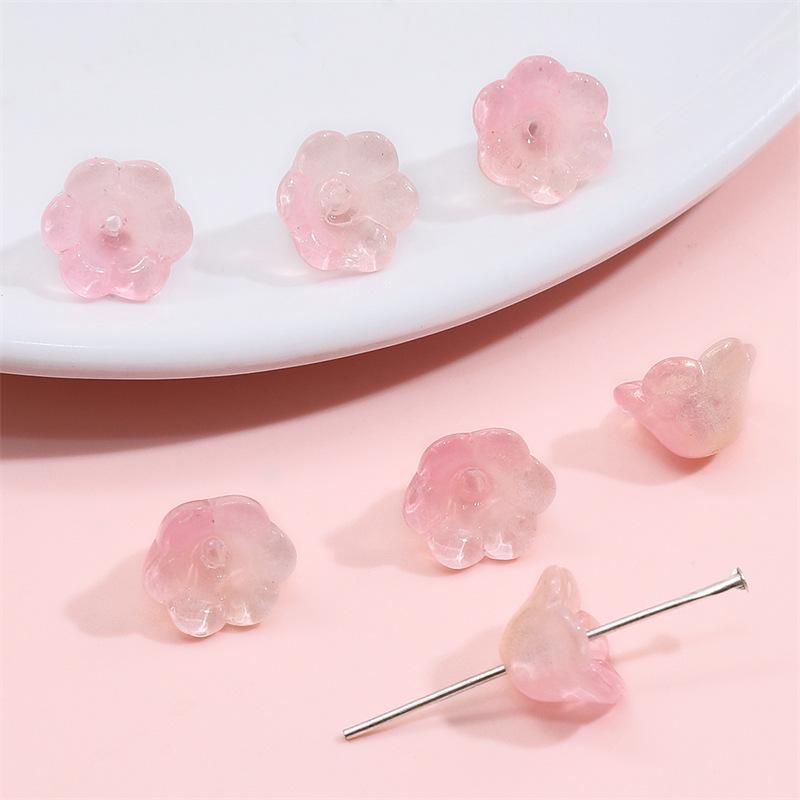 

Градиентные стеклянные бусины, имитирующие нефрит, ландыш, для DIY ожерелья и браслета 12x7mm, Hole ~1mm, 10 pcs/package